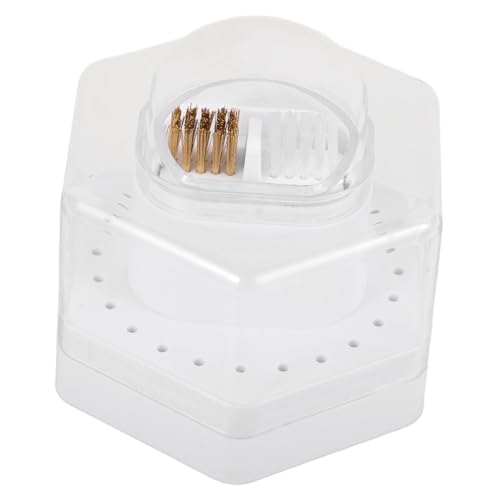WRITWAA Nagelbohrerhalter Aufbewahrungsbox Organizer Für Nagelzubehör Nagelkunstzubehör Mit Schlitzen Für Nagelschleifwerkzeuge Handlich Und Praktisch Für Profi Nagelstudios Und von WRITWAA