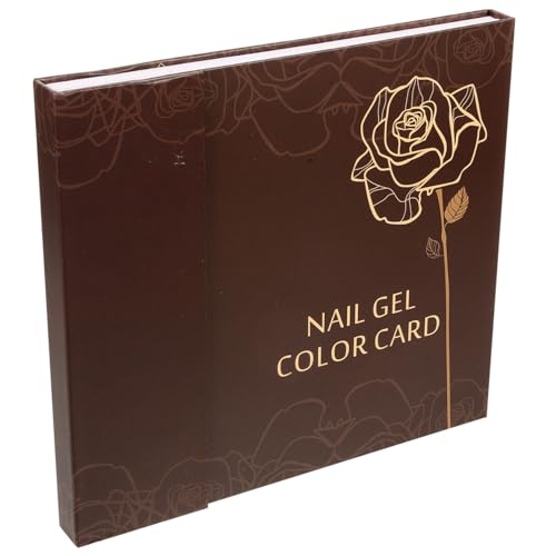 WRITWAA Nagelfarben Anzeigetafel Mit Plätzen Für Nagelspitzen Nageldesign Buch Für Nagelstudios Maniküre Und Nagellack Praktiken Platzsparendes Farbdisplay Für DIY von WRITWAA