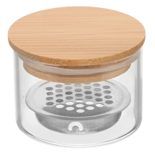 WRITWAA Nagelschale Aus Glas Für Acrylnägel Nagelbecher Als Halter Für Nail-art-flüssigkeiten Multifunktionale Dappen-schale Zur Aufbewahrung Kleiner Gegenstände von WRITWAA