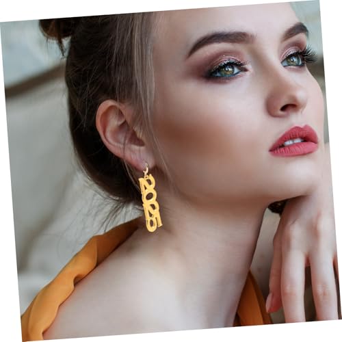 WRITWAA Neue Jahr Ohrhänger Damen Alloy Modisch Leicht Party Ohrschmuck Zahlen Design WRITWAA Neue Jahr Ohrhänger Damen Alloy Modisch Leicht Party Ohrschmuck Zahlen Design von WRITWAA