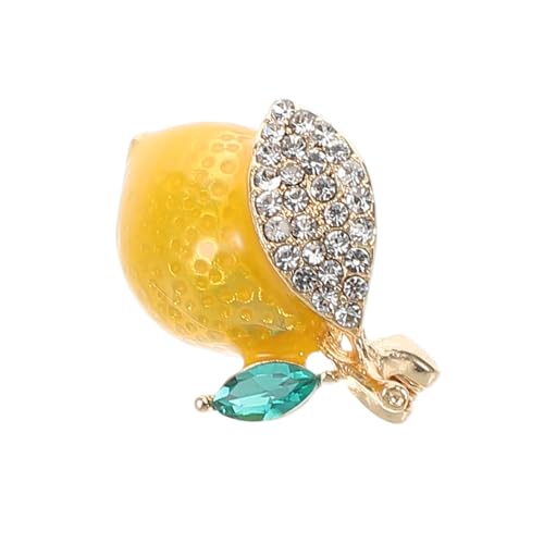 WRITWAA Niedliche Japanische Zitronenbrosche Legierung Vielseitige Anstecknadel für Kleidung Rucksäcke und Hüte Modischer Schmuck für Alltag Partys und Besondere Anlässe von WRITWAA