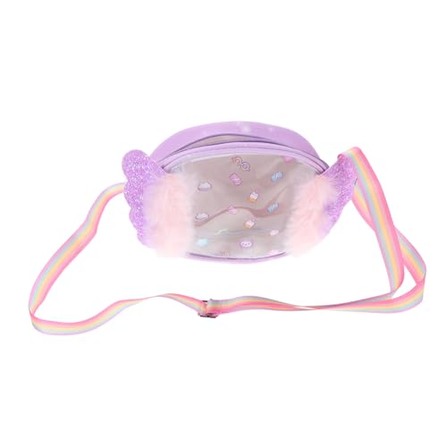 WRITWAA Niedliche Regenbogen Crossbody Tasche für Mädchen für Schule Reisen und Alltag Robuste Cartoon Designs und Fantasievolle von WRITWAA