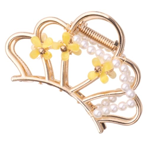 WRITWAA Blume Haar Klaue Clip Perlen Haar Clip Pferdeschwanz Halter Halter Für Frauen Mädchen Alltag Party Zeremonie Geburtstag von WRITWAA