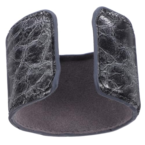 WRITWAA PU Armreif Damen Verstellbar Offener Retro Breiter Manschetten Schmuck für Alltag Party Büro Stil von WRITWAA