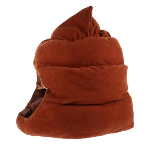 WRITWAA Party Cosplay Hut Lustige Poop Mütze Für Karneval Fasching Und Kostümpartys Weiche Und Bequeme Kopfbedeckung Für Erwachsene Witziges Accessoire von WRITWAA