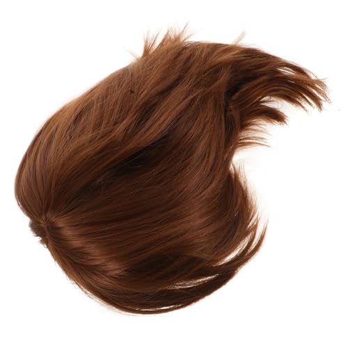 WRITWAA Kurze Glatte Perücke Für Partys Partyperücke Aus Kunsthaar Bezaubernde Kurzhaarperücke Für Cosplay Und Maskeraden von WRITWAA