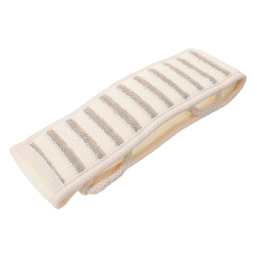 WRITWAA Peeling-Rückenwäscher exfoliating cloth exfoliating towel badetuch badeschlappen bad handtücher Handtuch Badetücher waschen Scheuertuch für den Körper Luffa Rückenschrubber Flachs von WRITWAA