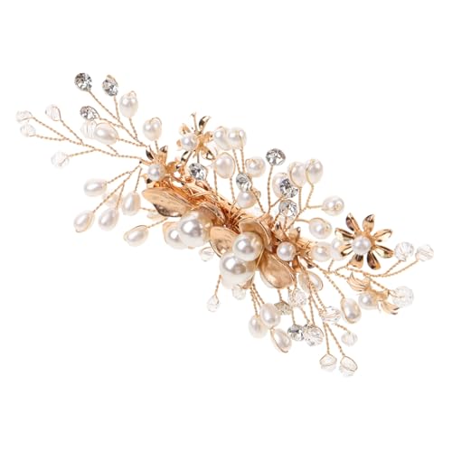 WRITWAA Haarspange Mit Künstlichen Perlen Für Frauen Eleganter Haarschmuck Für Hochzeiten Und Besondere Anlässe Langlebig Und Stilvoll Für Brautfrisuren Und Festliche Looks von WRITWAA
