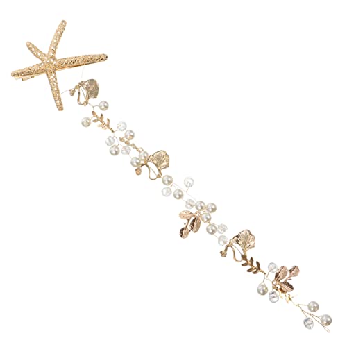 WRITWAA Perlen Haarreif Für Hochzeiten Und Partys Stilvolles Stirnband Aus Legierung Perlenkopfschmuck Für Frauen Und Mädchen Retro Haarschmuck Für Besondere Anlässe Strass Haarreif von WRITWAA