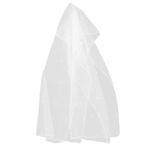 WRITWAA Perlen Netzschal Hochzeitsschleier Perlenschleier Für Bräute Schleier Für Frauen Hochzeitsschleier Für Die Braut Brautschleier Für Die Hochzeit Schleier Mit Perlen WRITWAA Perlen Netzschal Hochzeitsschleier Perlenschleier Für Bräute Schleier Für Frauen Hochzeitsschleier Für Die Braut Brautschleier Für Die Hochzeit Schleier Mit Perlen von WRITWAA