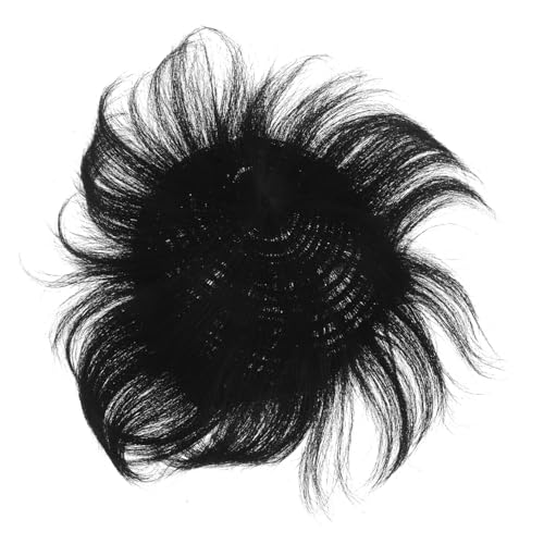 WRITWAA Kurzes Haarteil Für Männer Zur Abdeckung Von Kahlen Stellen Natürlich Wirkendes Haarteil Für Täglichen Gebrauch von WRITWAA