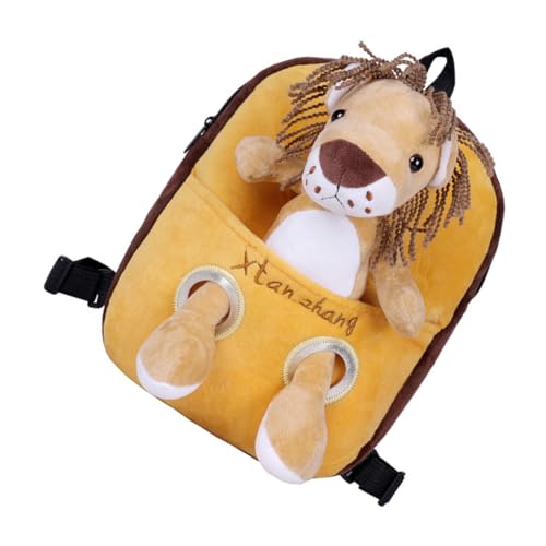 WRITWAA Plüsch Rucksack Für Junge Mädchen Tier Design Anti-Verlust Rucksack Mit Leine Junge Mädchen-kindergartentasche Sicherheitsrucksack Für Outdoor Aktivitäten von WRITWAA