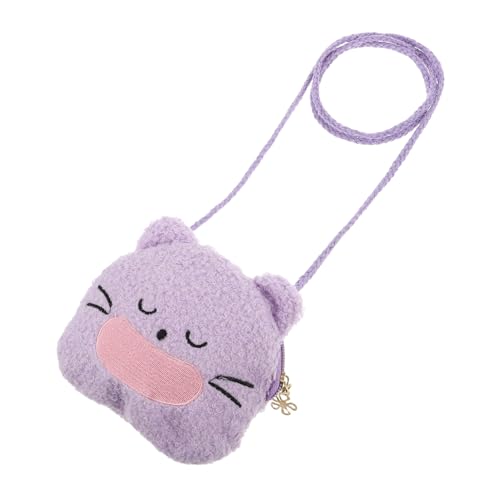 WRITWAA Kawaii Plüsch Umhängetasche Für Junge Mädchen Niedliches Tierdesign Leicht Und Vielseitig Für Schule Und Freizeit Für Kleinkinder Und Mädchen von WRITWAA