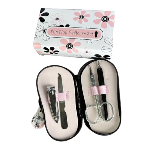 WRITWAA Professionelles Maniküre Pediküre Set Edelstahl Nagelknipser mit Tasche Tragbar für Nagelpflege und Eingewachsene Zehennägel für Damen und Reisende von WRITWAA