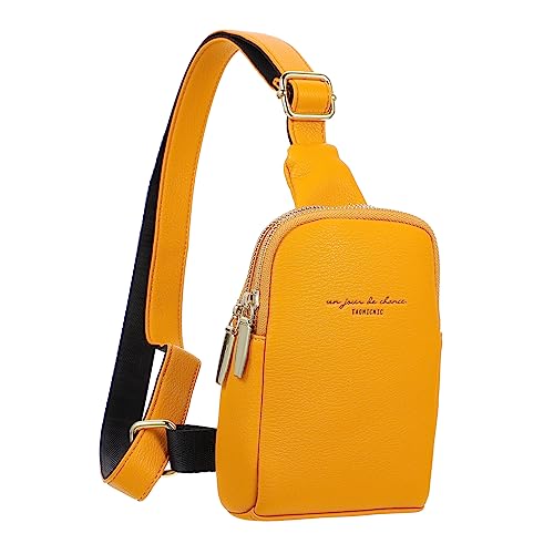 WRITWAA Pu Damen Outdoor Gürteltasche Multifunktionale Umhängetasche Für Frauen Verstellbarer Schultergurt Einzigartiges Design Für Festivals Und Alltag von WRITWAA