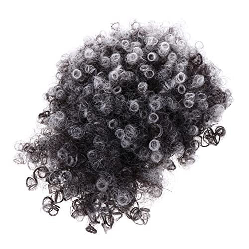 WRITWAA Puff Afro Lockige Perücke Für Frauen Und Mädchen Lebensnahe Synthetik-haarverlängerung Für Partys Cosplay Und Alltägliche Nutzung von WRITWAA