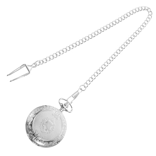 WRITWAA Vintage-taschenuhr – Herren-zifferblatt Mit Römischen Ziffern – Vergoldetes Schildmuster – Modisches Quarz von WRITWAA