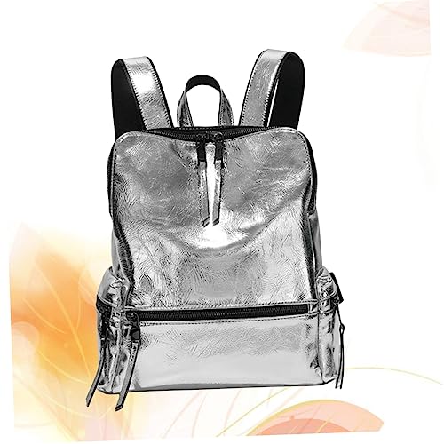 WRITWAA Reflektierender Damen Rucksack PU Schultertasche Modisch Silberfarben Diebstahl Leicht Geeignet für Mädchen Studenten Arbeit Alltag WRITWAA Reflektierender Damen Rucksack PU Schultertasche Modisch Silberfarben Diebstahl Leicht Geeignet für Mädchen Studenten Arbeit Alltag von WRITWAA