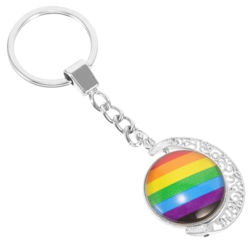 WRITWAA Schlüsselanhänger Süßer Regenbogen-schlüsselanhänger Für Handtaschen Rucksack Dekoration Ästhetischer Hängeanhänger Als Für Freunde von WRITWAA