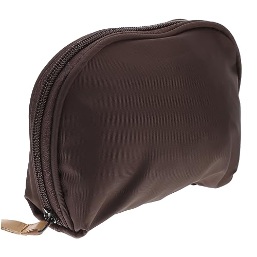 WRITWAA Kosmetiktasche Tragbar Make up Organizer Für Lippenstifte Nagellack Große Fächerform Praktische Reisetasche Für Damen von WRITWAA