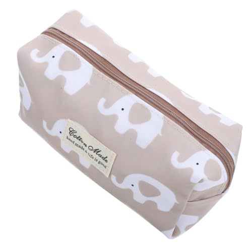 WRITWAA Reise-Kosmetiktasche Mit Reißverschluss Kompakt Und Leicht Für Make-up Lippenstifte Und Schreibwaren Für Damen Und Teenager Reisen Und Ausflügen von WRITWAA