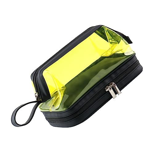 WRITWAA Reise Kosmetiktasche für Damen 2 Stück TPU Doppellagiger Kulturbeutel Organizer für Make Up und Toilettenartikel für Reisen und Hause von WRITWAA
