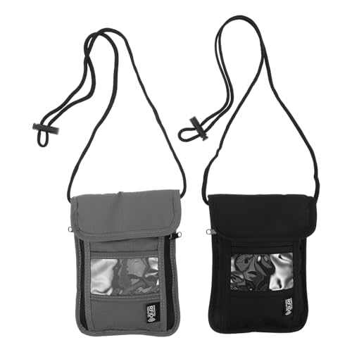 WRITWAA Reisepasshülle: wasserdichte Umhängetasche für Reisen – Reisepasshülle mit RFID-Blockierung – Dokumententasche für Männer und Frauen – Sicherer Ausweishalter von WRITWAA