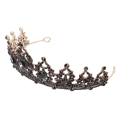 WRITWAA Retro Brautkrone Fliesenkleid Stirnband Hochzeitskrone Kronen Für Frauen Hochzeit Tiara Für Frauen Vintage Die Dekorative Braut Be Prom Strass Bachelorette Zubehör Braut Legierung von WRITWAA