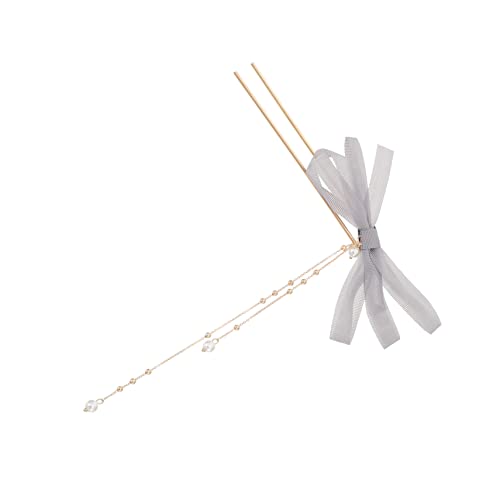 WRITWAA Retro Haarklammer mit Quaste und Perlen Damen Haaraccessoire Eleganter Haarreif für Besondere Anlässe Vintage Design für Partys und Dates von WRITWAA