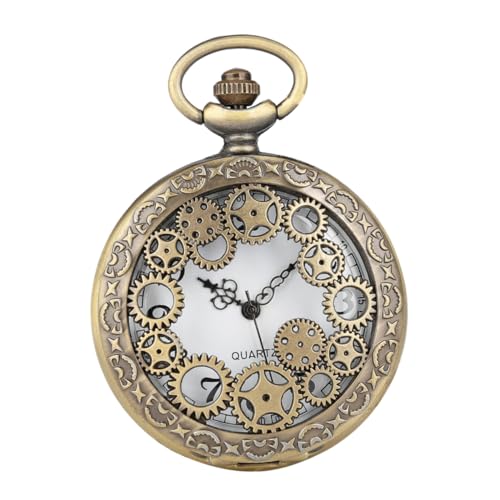 WRITWAA Vintage Taschenuhr Mit Halskette Klassische Hängeuhr Kleidungsdekor-Accessoires Aus Legierungsmaterialien von WRITWAA