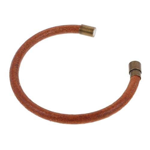 WRITWAA Retro Lederarmband für Männer Vintage Handgelenkschmuck Hochwertigem für Freizeit und Formelle Anlässe Langlebig und von WRITWAA