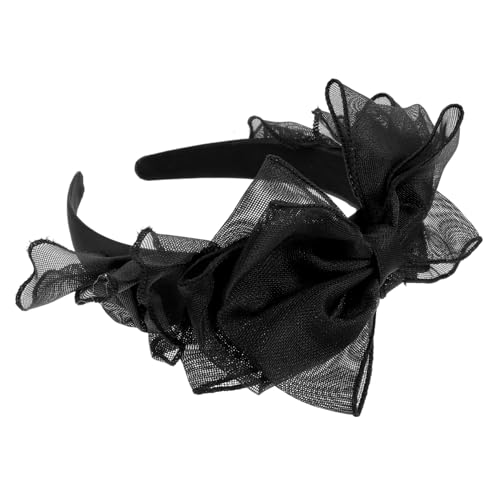 WRITWAA Retro Spitzen-stirnband Mit Schleife Spitzen-kopfschmuck Spitzen-haarreifen Spitzen-haarband Für Hochzeiten Bankette Abendpartys Und Andere Anlässe von WRITWAA