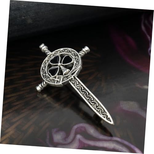 WRITWAA Retro Sword Brustnadel Brosche Vintage Anstecknadel für Kleidung Damen Herren Modisches Accessoire für Jacken Schals Taschen und Mäntel Kreative Kragenspitzen dekoration von WRITWAA
