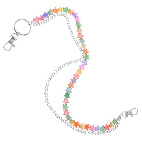 WRITWAA Retro für Damen und Herren Vintage Strand Hosenkette mit Muscheln Handgefertigtes Metall Accessoire für Hip Hop Fashion Verstellbar und Leicht für von WRITWAA