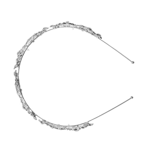 WRITWAA Rhinestone Stern Haarreif mit Fünfzackigem Stern Leichtes Stabiles Brautschmuck-accessoire für Hochzeitsfrisuren Eleganter Haarschmuck für Braut und Brautjungfern Festlich von WRITWAA