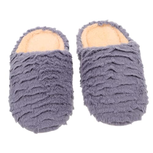 WRITWAA Hausschuhe Unisex Für Erwachsene Geräuscharme Und Rutschfeste Innenhausschuhe Mit Weicher Sohle Und Warmem Futter Für Herbst Und Winter von WRITWAA