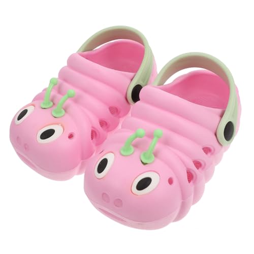 WRITWAA Sandalen Rutschfest Sommer Badeschuhe Cartoon Motiv Jungen Mädchen Leichte Hausschuhe für Strand und Alltag von WRITWAA