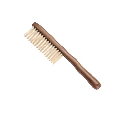 WRITWAA Sandelholzkamm Friseurkamm Entwirrungsborsten Sanfter Statischer Haarkamm Guasha Kopfhautkamm Kämme Für Männer Zahnkamm Sandelholz Haarbürste Kamm Für Nasses Haar Groomy von WRITWAA