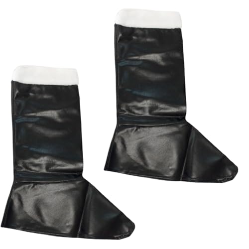 WRITWAA Santa Cosplay Stiefelüberzug aus Leichtem Einfach Anzuziehen Langlebig und Sicher Passend für Erwachsene und Festliche Weihnachtskostüm Deko für Party und Nikolausveranstaltungen von WRITWAA