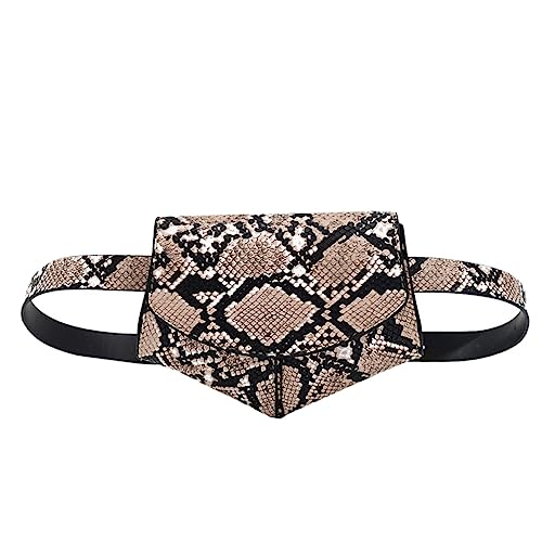 WRITWAA Schlangenleder Umhängetasche Damen | Praktische Crossbody Bauchtasche | Modische Gürteltasche Mit Stauraum Python Design WRITWAA Schlangenleder Umhängetasche Damen | Praktische Crossbody Bauchtasche | Modische Gürteltasche Mit Stauraum Python Design von WRITWAA