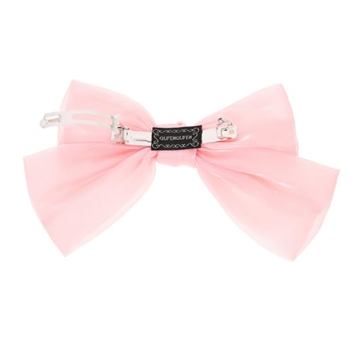 WRITWAA Haarschleife Mit Schleife Für Frauen Und Teenager Große Haarspange Clip Als Haar-accessoire Für Pferdeschwanz Und Dress up von WRITWAA