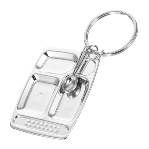 WRITWAA Schlüsselanhänger Handtaschen-anhänger-Charms Geschirr-anhänger Auto Schlüsselring Halter Anhänger Zum Aufhängen Für Handtaschen Geldbörsen-anhänger Zinklegierung Silver von WRITWAA