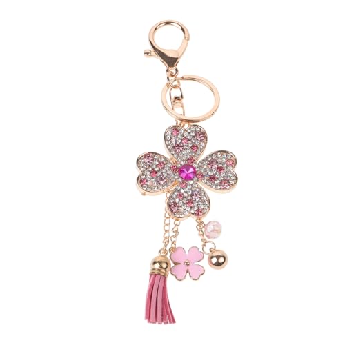 WRITWAA Strass-schlüsselanhänger Mit Vierblättrigem Eleganter Schlüsselanhänger Für Taschen Für Besondere Anlässe von WRITWAA