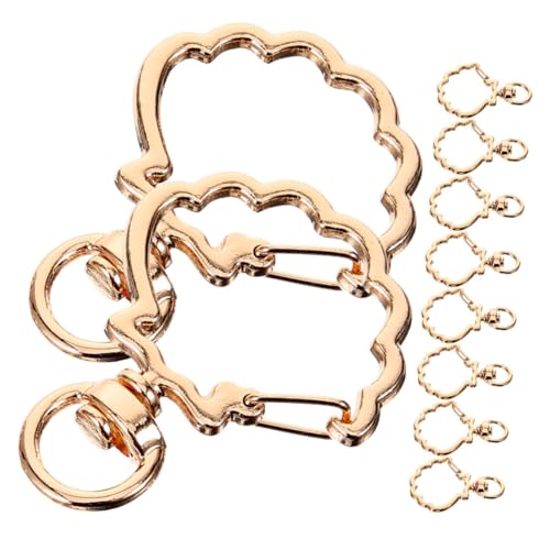 WRITWAA 20stücke Gold Muschel Schlüsselanhänger Haken Schlüsselanhänger Clips Verschlüsse Zinklegierungsmaterial Federverschluss Zubehör Ornamente WRITWAA 20stücke Gold Muschel Schlüsselanhänger Haken Schlüsselanhänger Clips Verschlüsse Zinklegierungsmaterial Federverschluss Zubehör Ornamente von WRITWAA