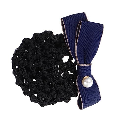 WRITWAA Schmetterlings Haarschmuck Zopf Dutt Haarschleifen Für Frauen Büro Haarschmuck Knotennetz Haar Snood Clip Frau Süß Geformt Elastisch Bunt Blau Edelstahl von WRITWAA