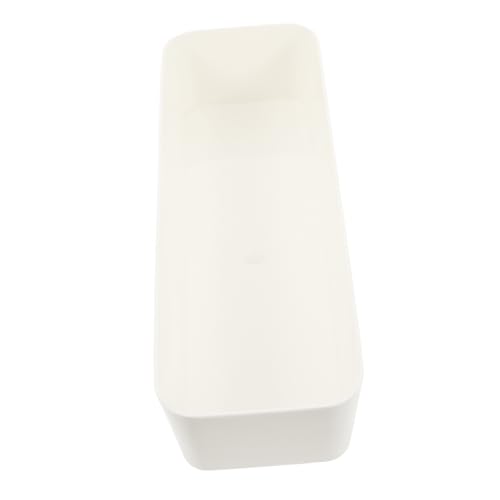WRITWAA Schublade Aufbewahrungsbox Make-up-organizer Für Den Schreibtisch Desktop-datei-organizer Schreibtisch-organizer Kleiner Make-up-organizer Tabletop -organisator Plastik Weiß von WRITWAA