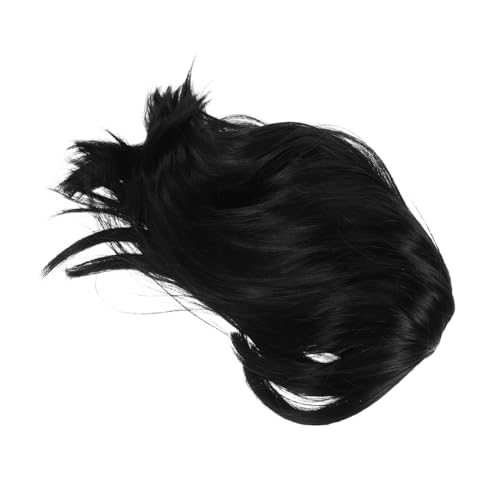 WRITWAA Schwarze Bob-perücke Mit Fransen Glatte Kurze Perücke Für Frauen Natürliche Cosplay-perücke Für Halloween-partys Und Themenveranstaltungen von WRITWAA