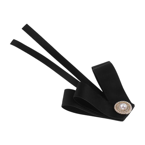 WRITWAA Schwarze Schleifenbrosche mit Anstecknadel Wiederverwendbare Vintage Brosche für Damenkleidung Vielseitiger Schmuck für Anzug Kleid Schal und Tasche Robust und Einfach zu von WRITWAA