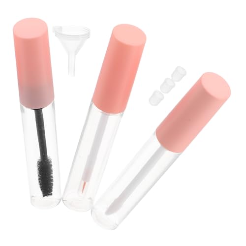 WRITWAA Set Mit Lipgloss Trichter In Flaschen Mascara Leere Eyeliner Tube Leere Make Up Behälter Nachfüllbare Kosmetiktuben Eyeliner Lippenstift Tube Befüllbarer Mini Behälter von WRITWAA