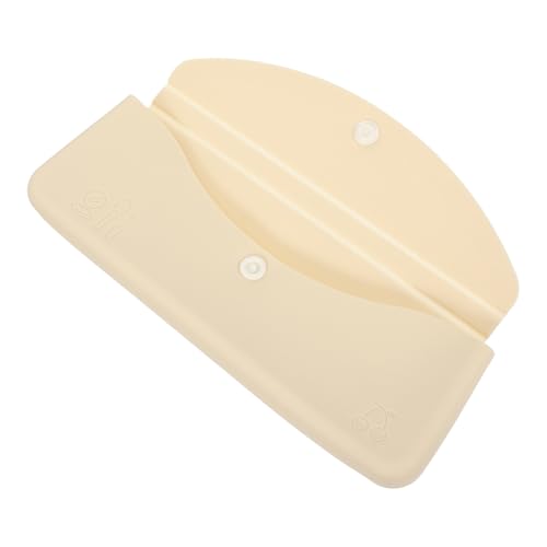 WRITWAA Silikon Make-up Pinsel Tasche Mit Knopf Verschluss Für Reisen Kosmetik Pinsel Halter Organizer Für Make-up-Tools Und Kleinigkeiten von WRITWAA